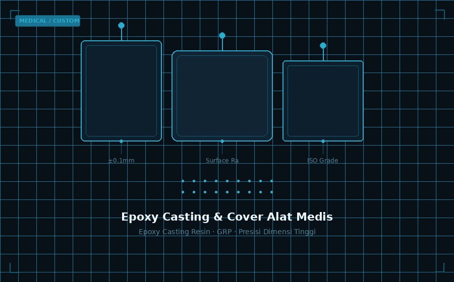 Epoxy Casting Cover Alat Medis